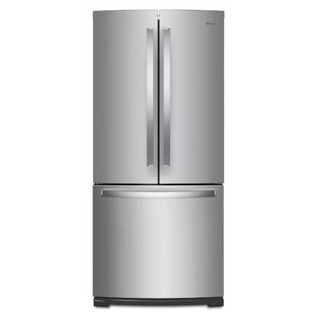 Réfrigérateur Whirlpool 30 po - 19,7 pi³, tablette escamotable & inox antitraces - WRF560SFHZ
