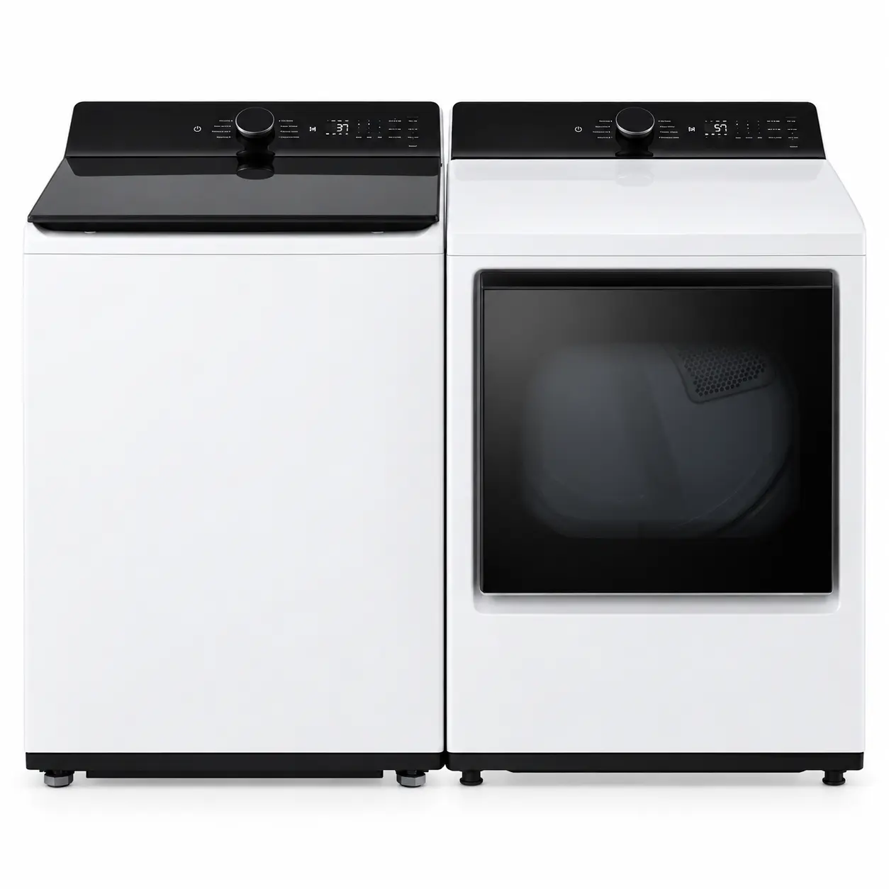 Ensemble laveuse-sécheuse LG - 6,1 + 7,3 pi³, agitateur & Wi-Fi - WT8405CW & DLE8400WE