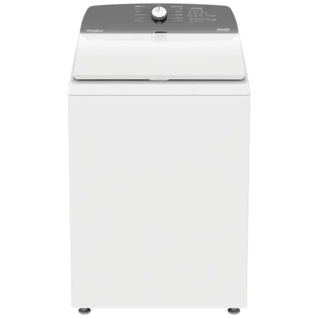 Laveuse Whirlpool à turbine - cycle Express, cuve inox et distributeurs automatiques - WTW4000SW