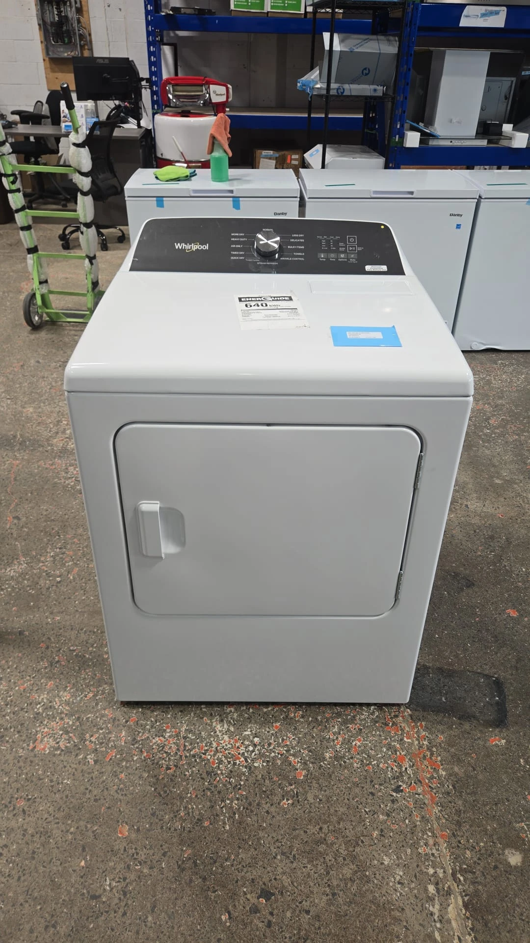 Sécheuse électrique Whirlpool 29 pouces 7 pi³ avec vapeur – YWED5050LW – Image 4