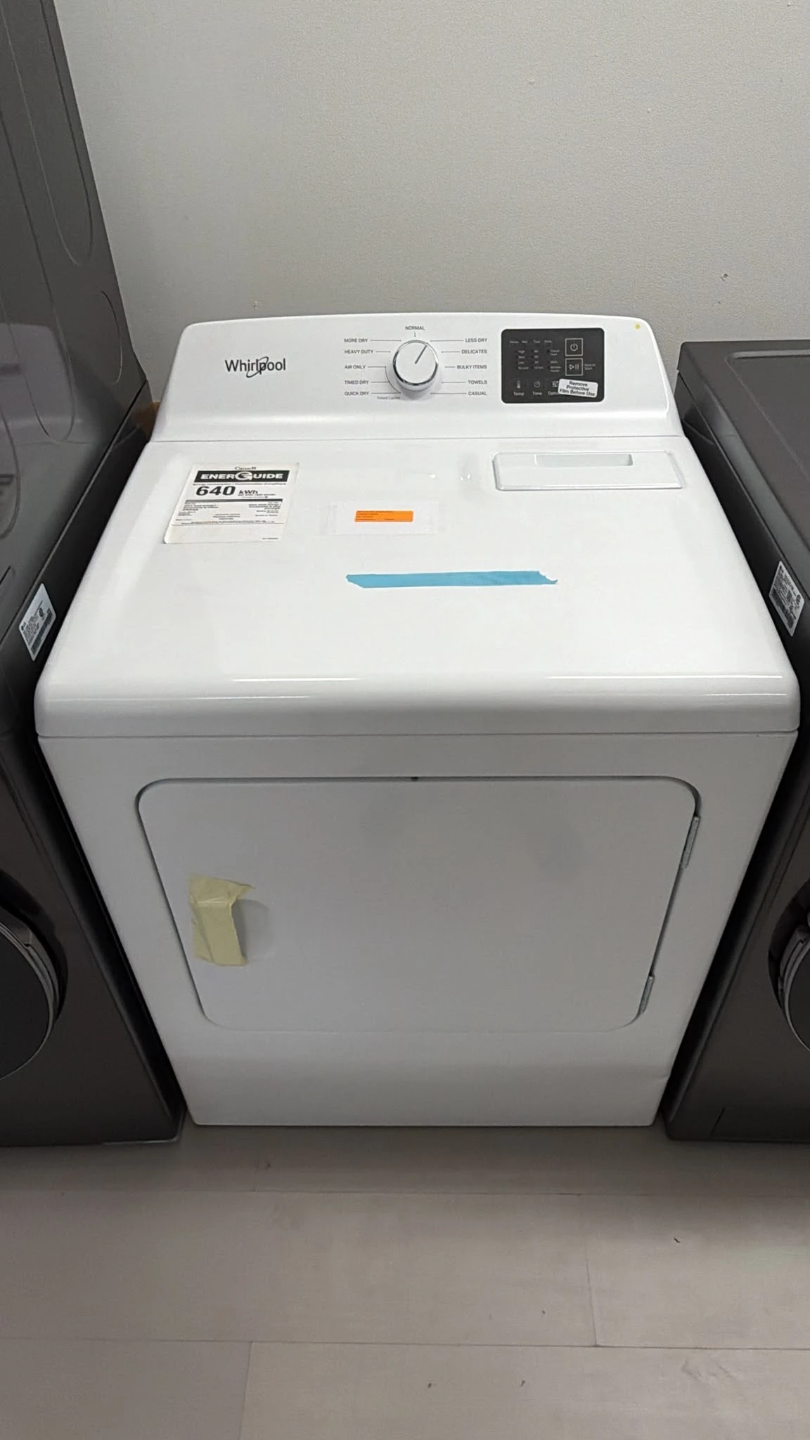 Sécheuse électrique Whirlpool 7,0 pi³ - Adaptive Dry, Wrinkle Assist & blanc - YWED4105SW – Image 5