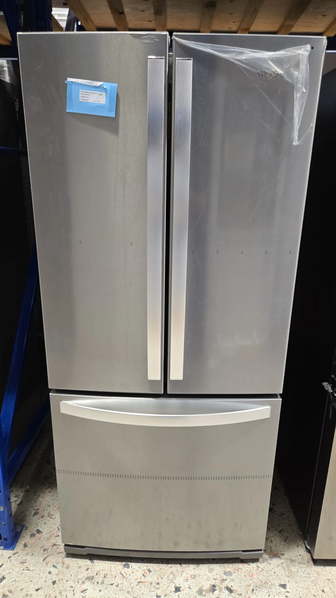 Réfrigérateur Whirlpool à portes françaises - congélateur inférieur, 19,7 pi³ & inox - WRF560SFHZ – Image 4