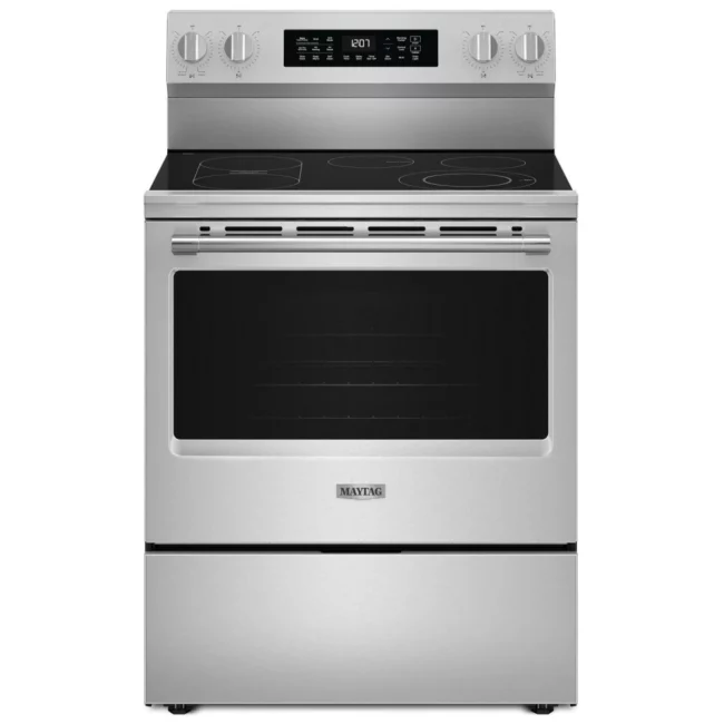 Cuisinière Maytag 30 po non encastrée - Air Fry, cuisson à air & Dual-Choice - YMFES7030SZ