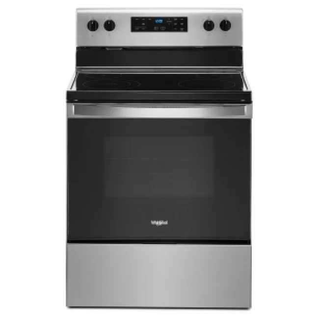 Cuisinière électrique Whirlpool Frozen Bake - 5,3 pi³, FlexHeat et inox - YWFE515S0JS