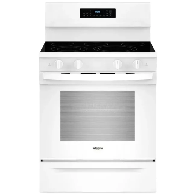 Cuisinière électrique Whirlpool 30 po - vraie convection, Air Fry & Wi-Fi - YWFES7030SW