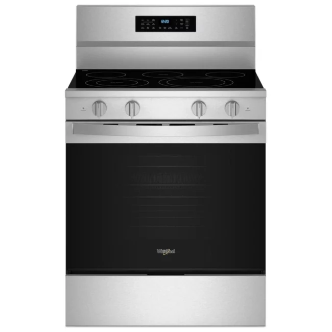 Cuisinière électrique Whirlpool 30 po - Air Cooking, double FlexHeat & inox - YWFES7030SZ