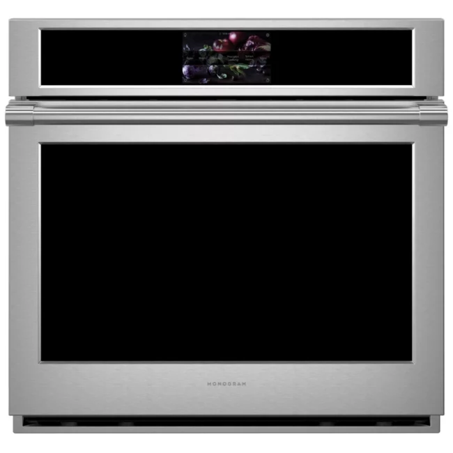 Four encastré simple Monogram 30 po – 5 pi³, vraie convection, Air Fry et Wi-Fi – ZTS90DPSNSS