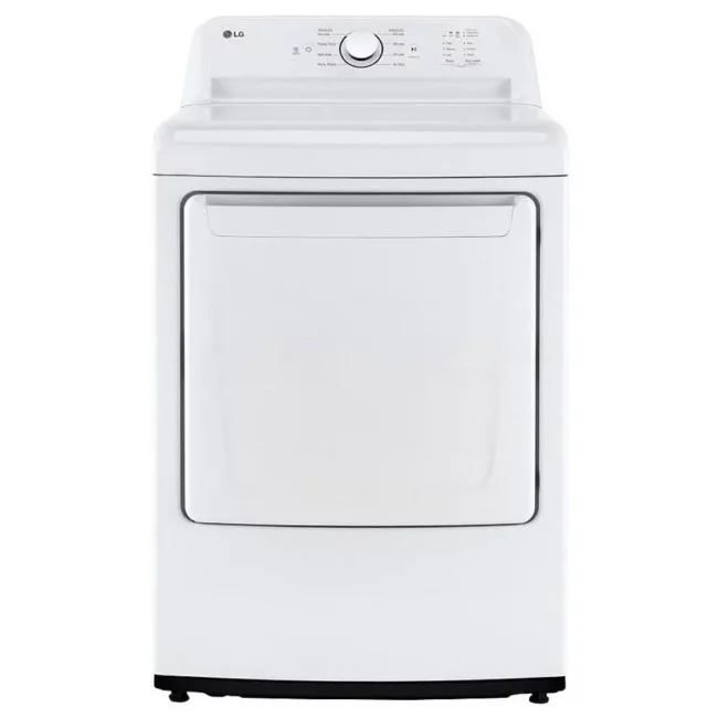 Sécheuse électrique LG 27 pouces , Capacité de 7,3 pi³ avec Sensor Dry – DLE6100W