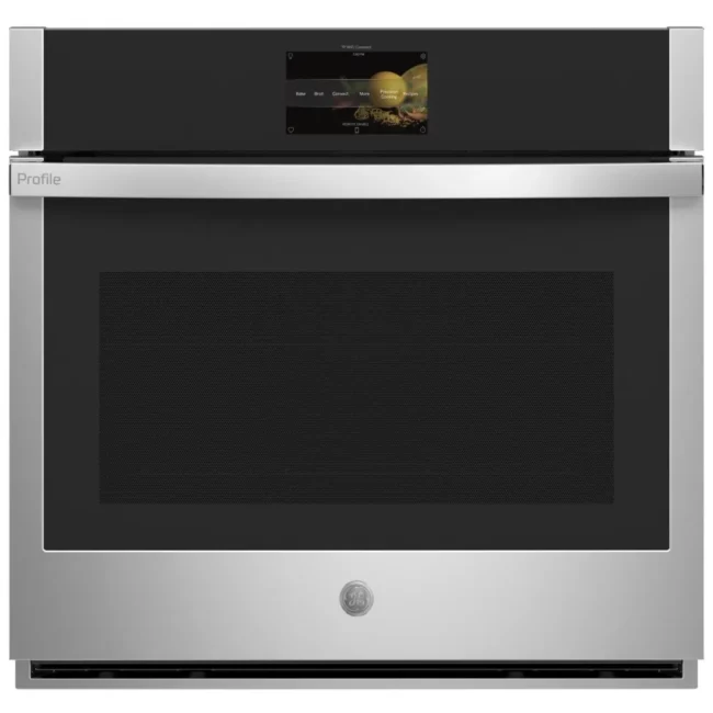 Four mural simple GE Profile ,30 pouces à convection, 5 pi³ – PTS9000SNSS