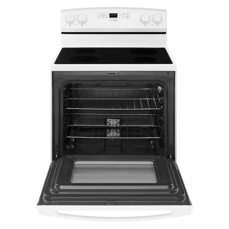 Cuisinière électrique Amana 30 pouces, surface lisse et four 4,8 pi³ – YAER6303MFW – Image 2
