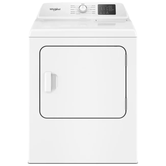 Sécheuse Whirlpool Adaptive Dry - 7 pi³, Wrinkle Assist et Check Vent - YWED4105SW