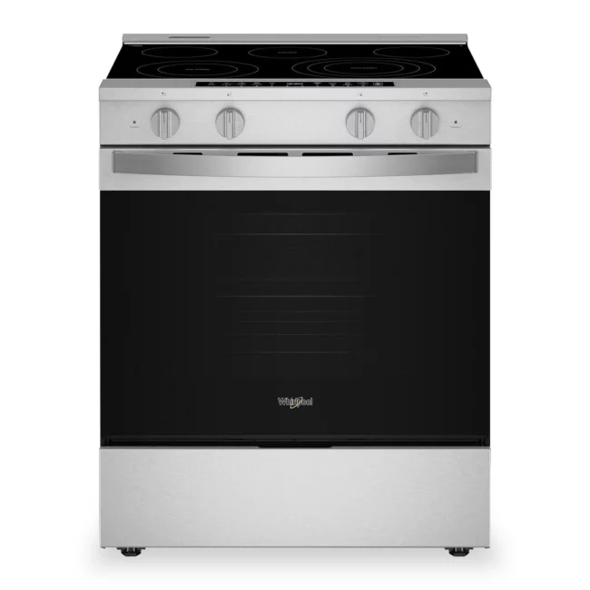 Cuisinière électrique Whirlpool 5,3 pi³ - convection véritable, préchauffage rapide et inox - YWSES7530RZ
