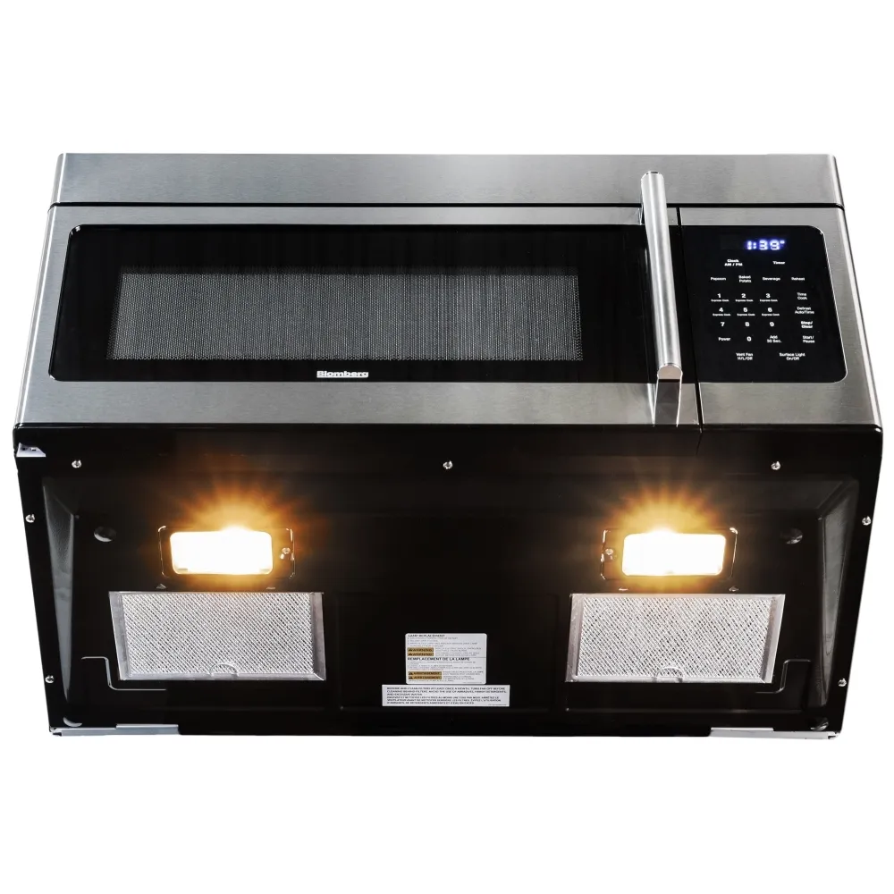 Micro-ondes Blomberg 30 pouces avec hotte intégrée 1,5 pi³ – BOTR30100SS – Image 3