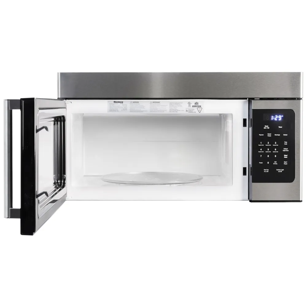 Micro-ondes Blomberg 30 pouces avec hotte intégrée 1,5 pi³ – BOTR30100SS – Image 2