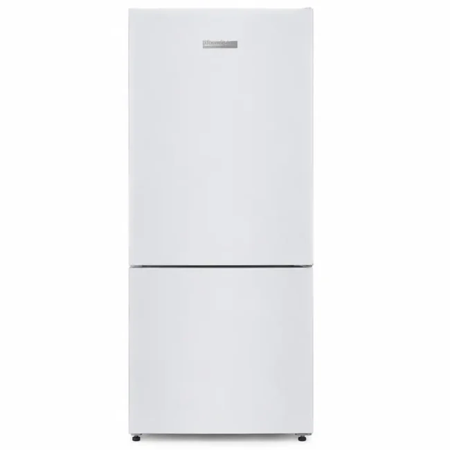 Réfrigérateur Blomberg à congélateur inférieur - 24 pouces blanc, 11,43 pi³ et profondeur de comptoir - BRFB1045WH