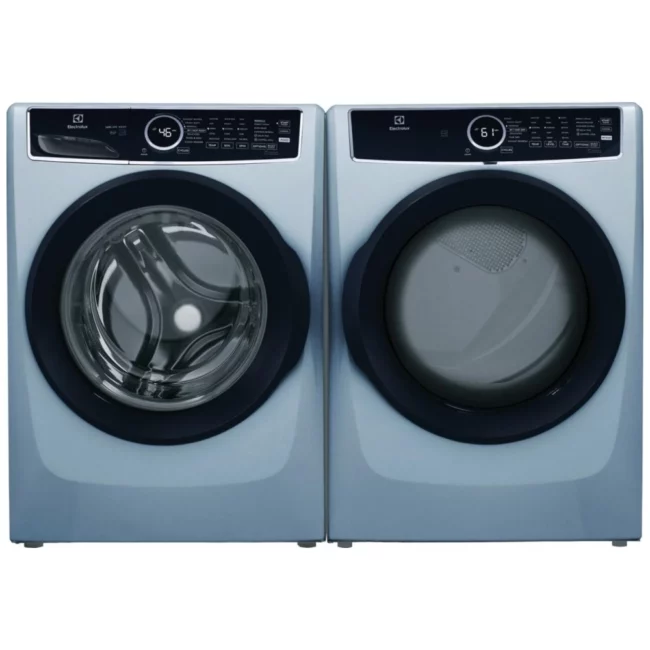Ensemble laveuse et sécheuse Electrolux – laveuse frontale 5,2 pi³ ENERGY STAR et sécheuse électrique 8 pi³ avec vapeur – ELFW7437AG & ELFE743CAG