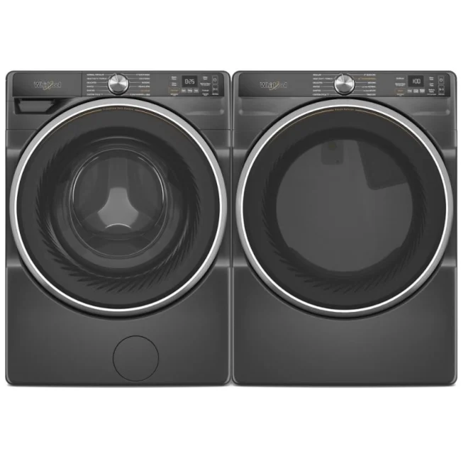 Ensemble laveuse et sécheuse Whirlpool 27 po – laveuse frontale 5,8 pi³, sécheuse 7,4 pi³, vapeur et Wi-Fi – WFW6720RU & YWED6720RU