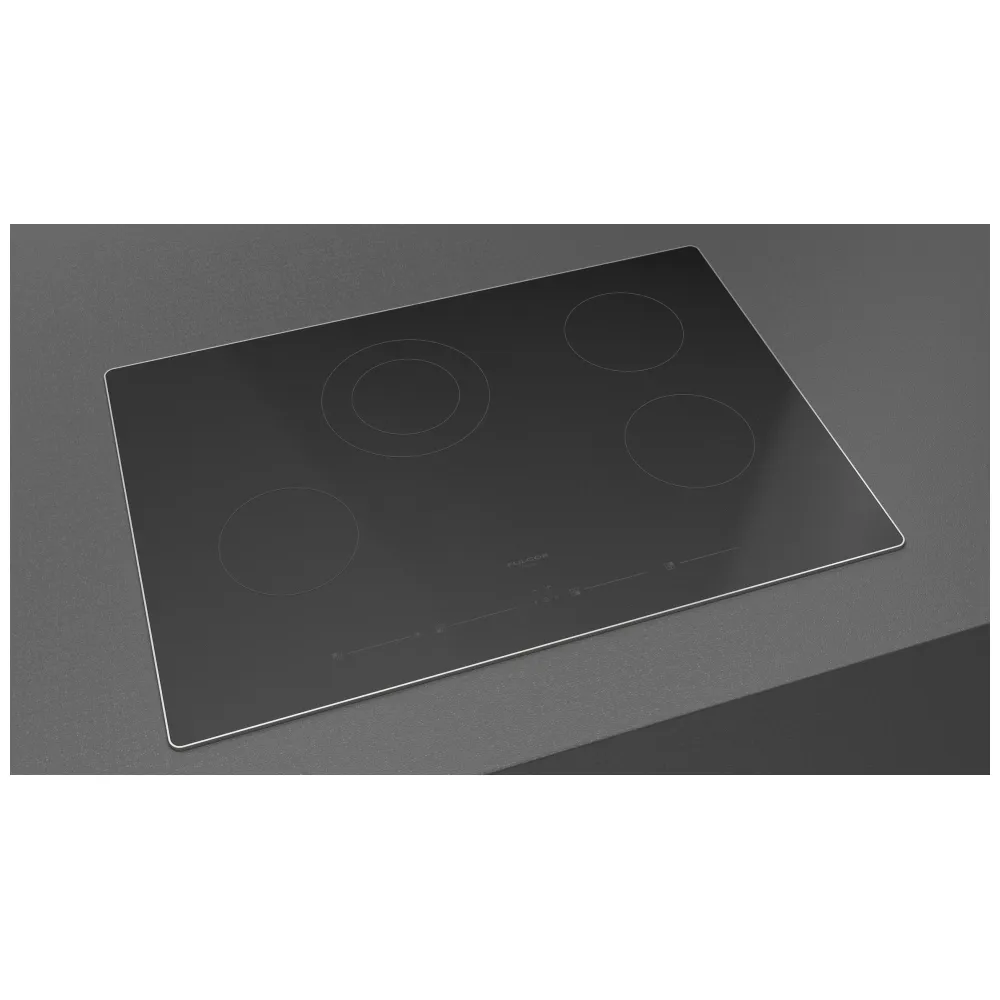 Surface de cuisson électrique Fulgor Milano 30 pouces à 4 éléments en vitrocéramique noire – F7RT30S1 – Image 2