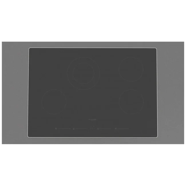 Surface de cuisson électrique Fulgor Milano 30 pouces à 4 éléments en vitrocéramique noire – F7RT30S1