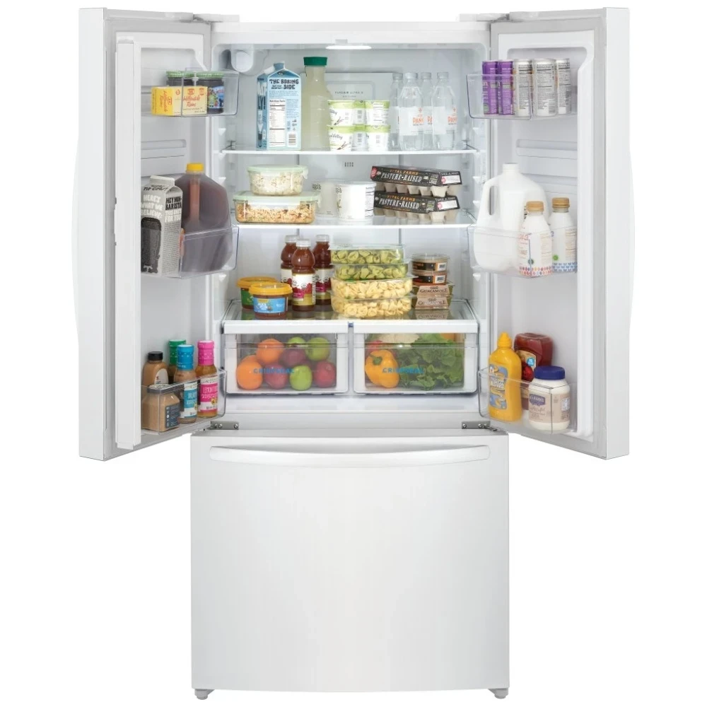 Réfrigérateur Frigidaire blanc à profondeur de comptoir - 32 po, 17,6 pi³ et portes françaises - FRFG1723AW - Image 3
