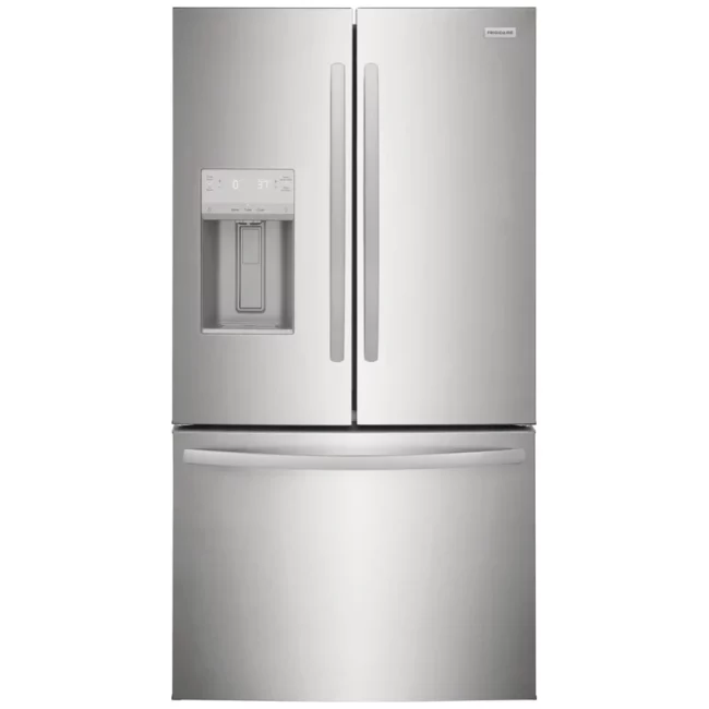 Réfrigérateur Frigidaire inox 36 pouces à portes françaises, 27,8 pi³ avec eau et glaçons - FRFS2823AS
