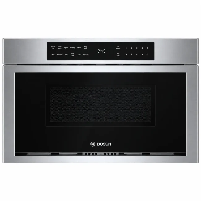 Four à micro-ondes à tiroir Bosch Série 800 - 30 po inox, 1,2 pi³, 950 W - HMD8053UC
