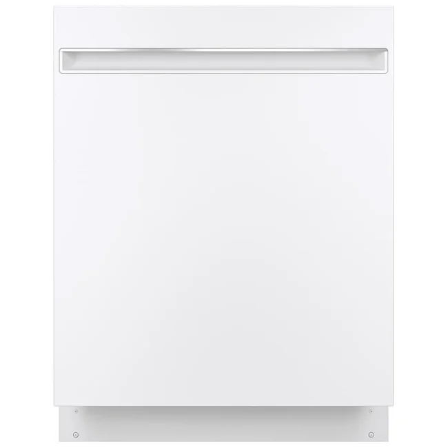 Lave-vaisselle GE blanc à commandes dissimulées - 24 pouces cuve inox 51 dB - GDT225SGLWW