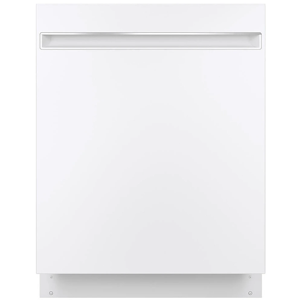 Lave-vaisselle GE blanc à commandes dissimulées - 24 pouces cuve inox 51 dB - GDT225SGLWW