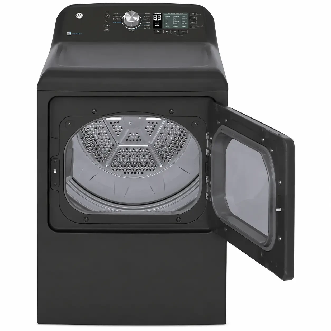 Sécheuse électrique GE gris diamant avec Sensor Dry - 27 pouces 7,4 pi³ et 12 cycles - GTD68EBMRDG – Image 2