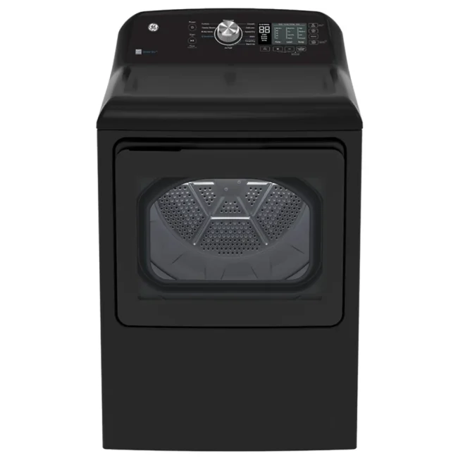 Sécheuse électrique GE gris diamant avec Sensor Dry - 27 pouces 7,4 pi³ et 12 cycles - GTD68EBMRDG