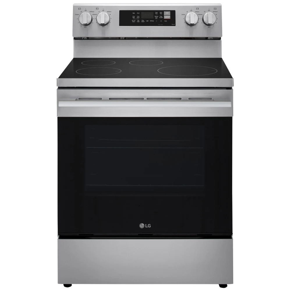 Cuisinière à induction LG UltraHeat - 30 po, 3 900 W, four 6,3 pi³ et inox - LRIN6323YE