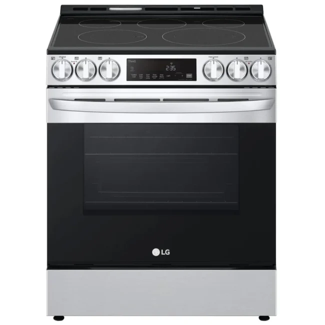 Cuisinière électrique LG à nettoyage EasyClean - 30 pouces inox, four 6,3 pi³ et autonettoyage - LSEL6333F