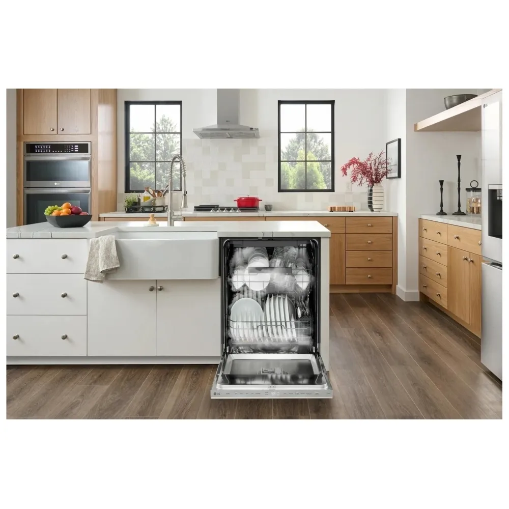 Lave-vaisselle LG 24 pouces silencieux 44 dB avec 3 paniers inox – LDNPH654S - Image 4