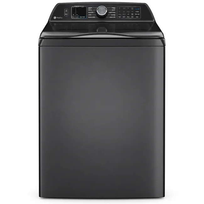Laveuse GE Profile à chargement vertical - 27 po, 6,2 pi³, Wi-Fi et gris diamant - PTW700BPTDG