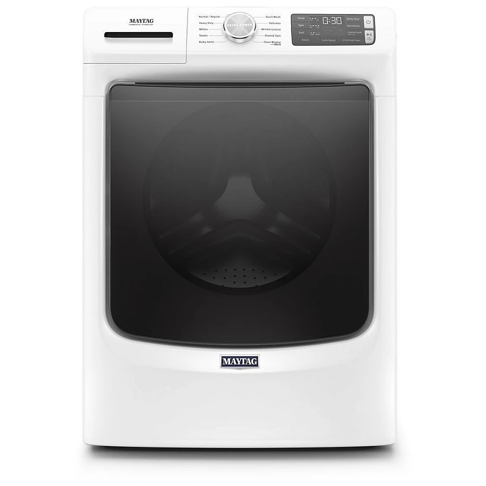 Laveuse frontale Maytag 27 po - vapeur Steam Clean et capacité 5,2 pi³ - MHW5630HW