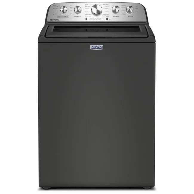 Laveuse Maytag à chargement vertical - 27 pouces noir volcan, 5,5 pi³, filtre Pet Pro et Extra Power - MTW5600RU