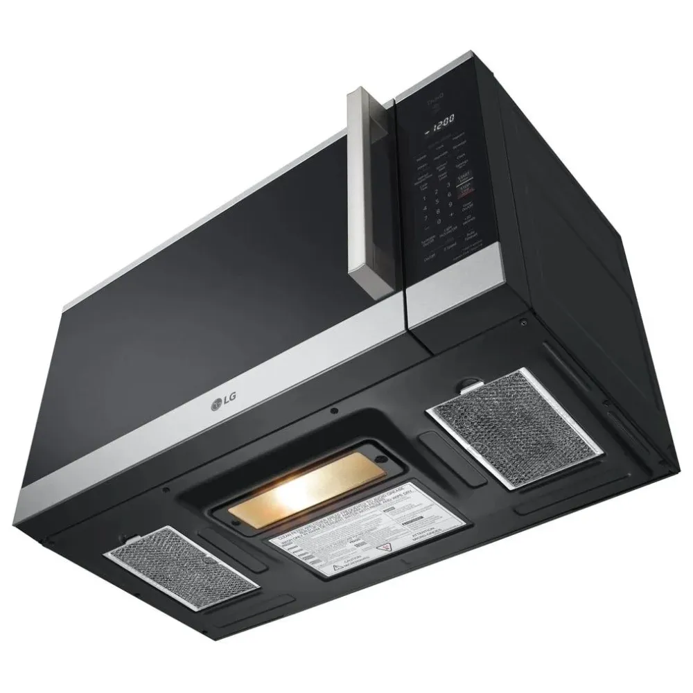 Micro-ondes LG 30 pouces avec hotte intégrée 1,8 pi³ inox – MVEM1825X – Image 4