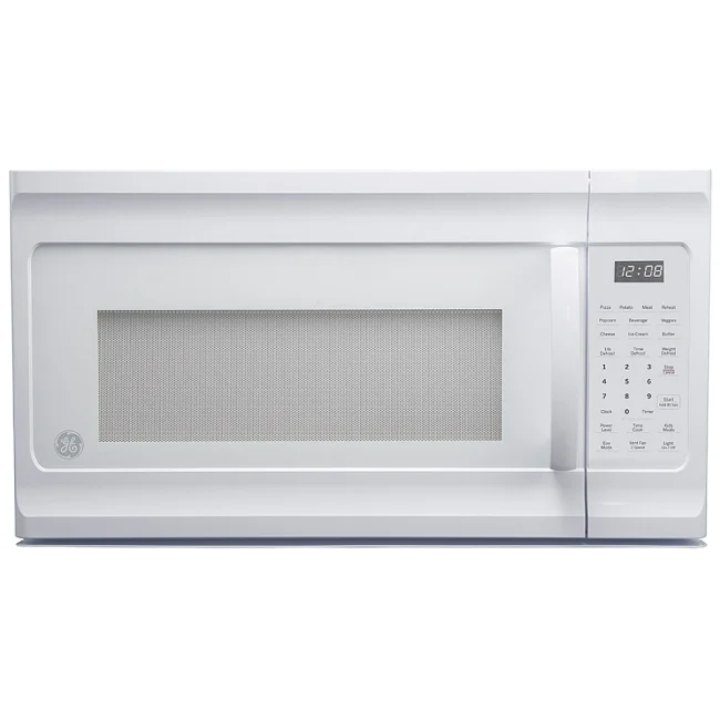 Micro-ondes GE 30 pouces avec hotte intégrée 1,6 pi³ blanc – JVM2160DMWW