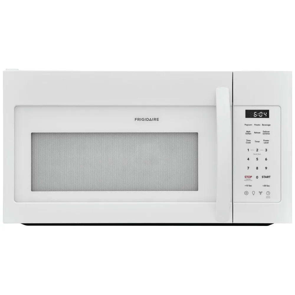 Micro-ondes Frigidaire 30 pouces blanc avec hotte intégrée 1,8 pi³ – FMOS1846BW