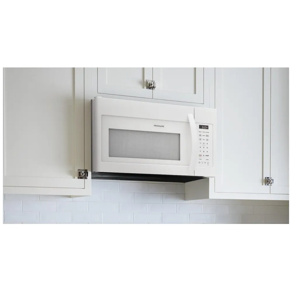 Micro-ondes Frigidaire 30 pouces blanc avec hotte intégrée 1,8 pi³ – FMOS1846BW – Image 4
