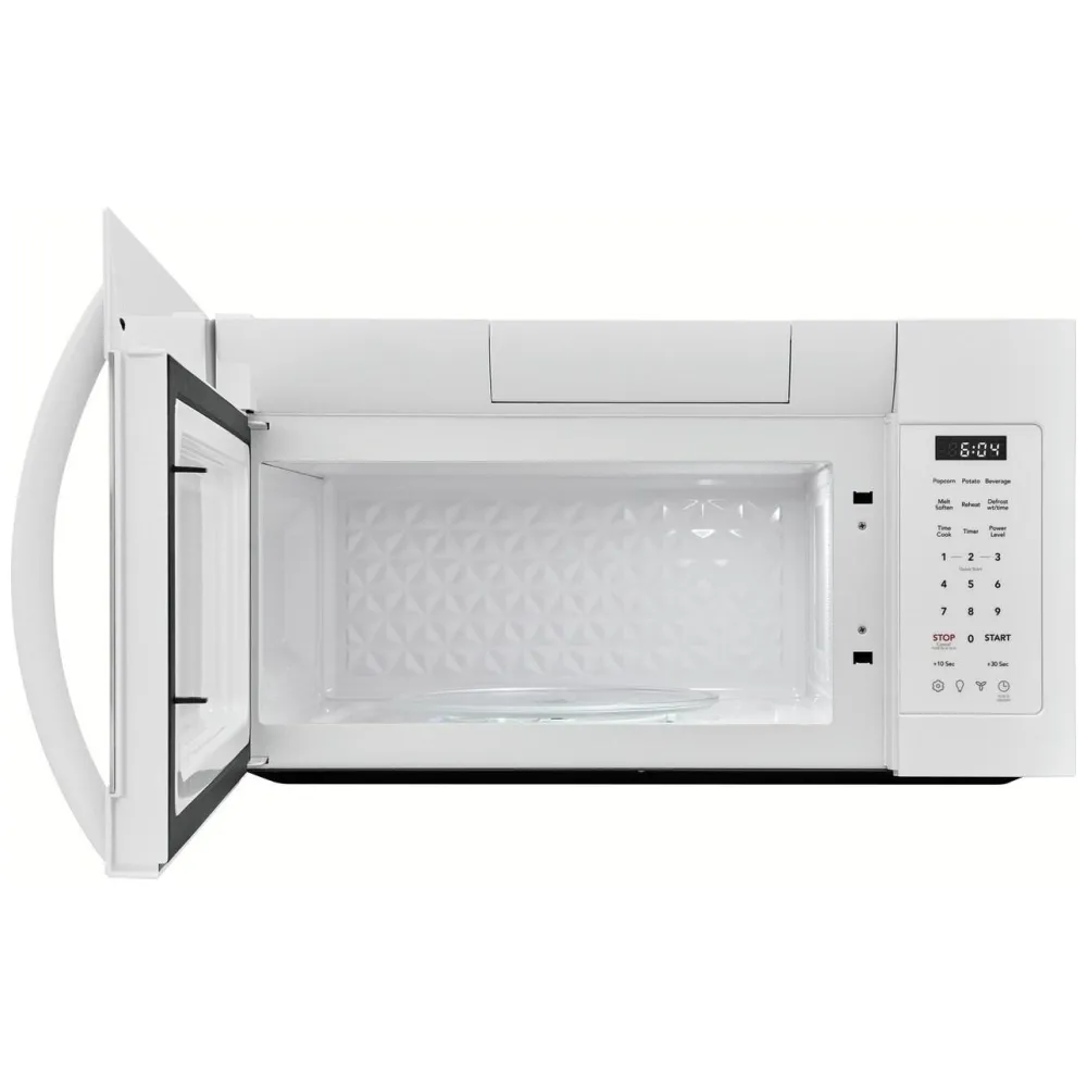 Micro-ondes Frigidaire 30 pouces blanc avec hotte intégrée 1,8 pi³ – FMOS1846BW – Image 2