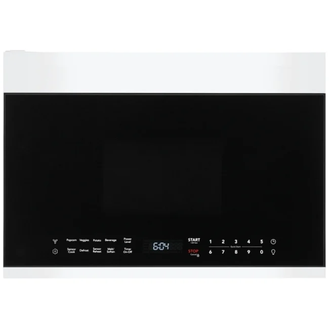Micro-ondes à hotte intégrée Frigidaire 24 po – 1,4 pi³, ventilation 300 CFM et éclairage DEL – UMV1422UW