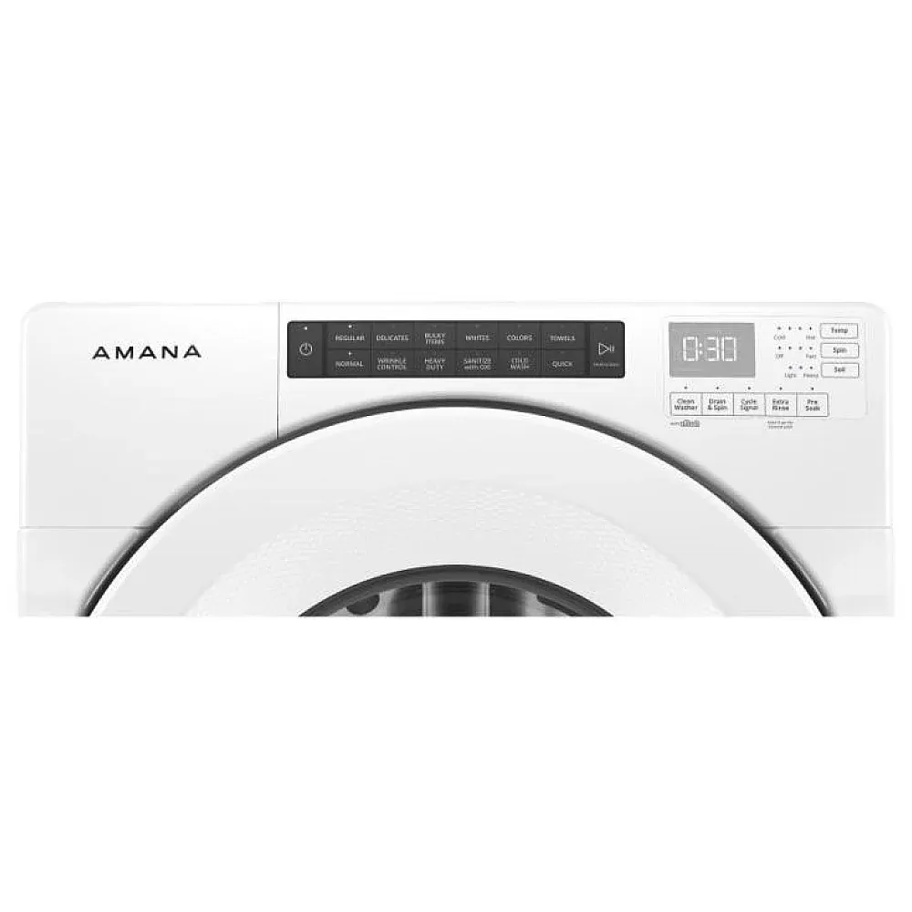 Ensemble laveuse et sécheuse Amana 27 pouces 5,0 et 7,4 pi³ blanc – NFW5800HW & YNED5800HW - Image 4