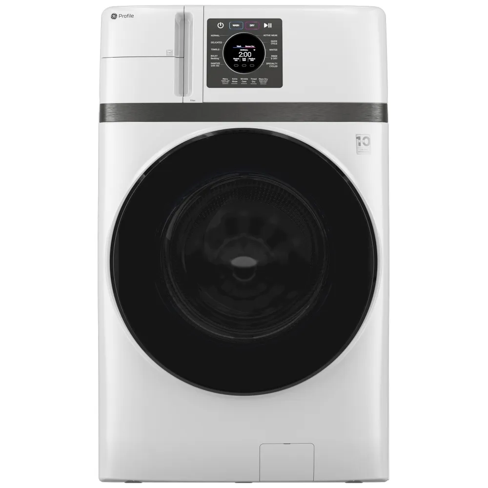 Laveuse-sécheuse GE Profile 28 pouces 2-en-1 blanche 5,3 pi³ – PFQ83HSSW1WW