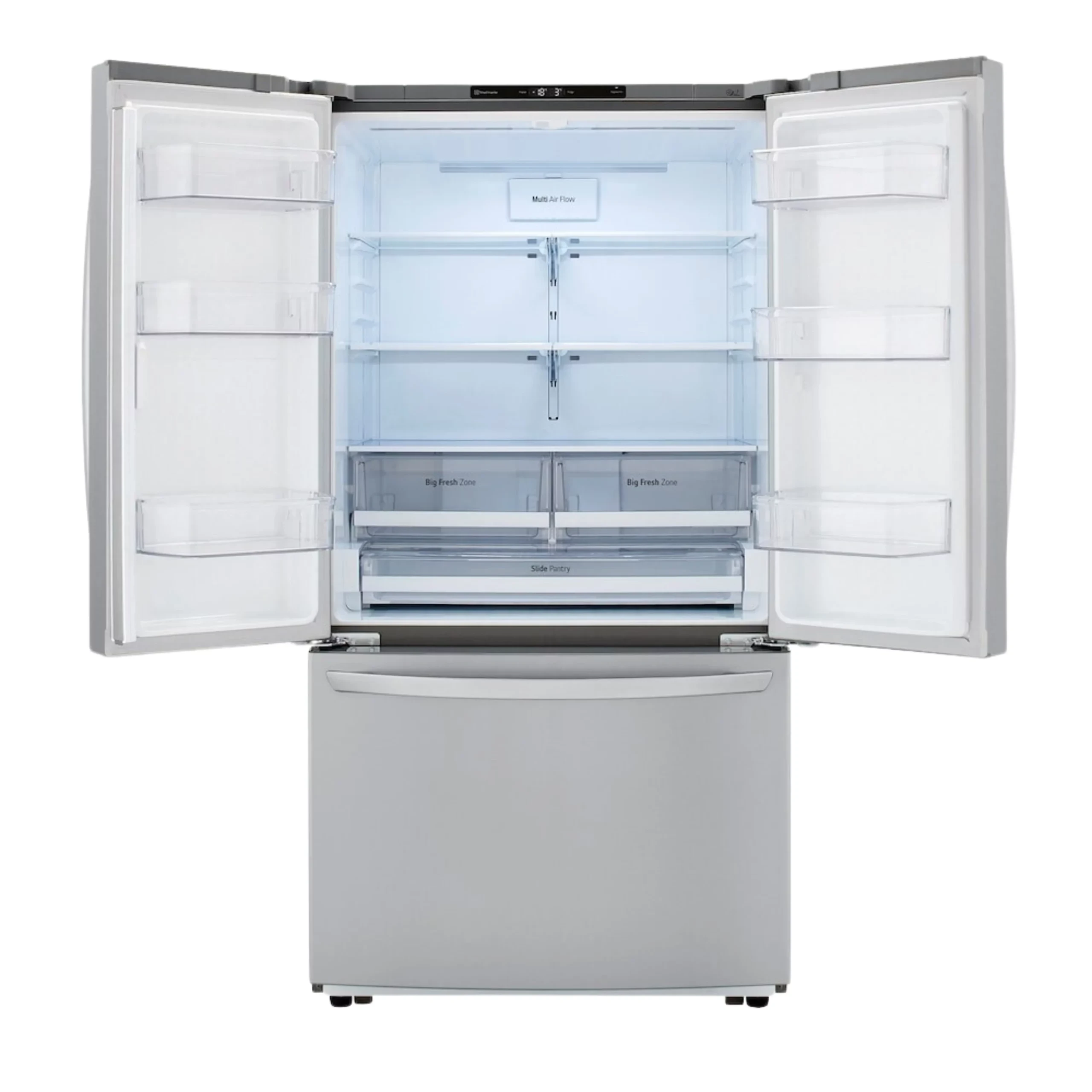 Réfrigérateur LG à portes françaises 36 po inox, 28,8 pi³, grande capacité et Door Cooling+ - LF29T6000S – Image 2