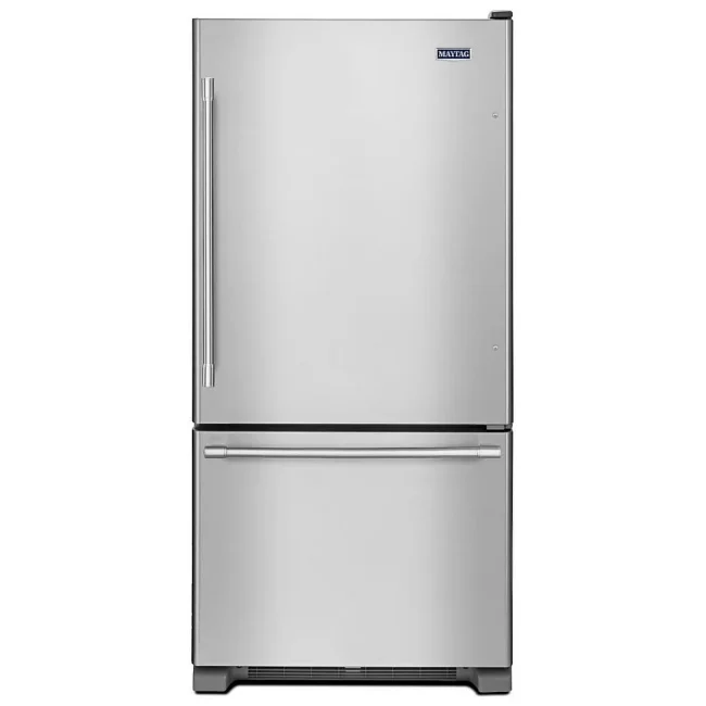 Réfrigérateur Maytag à congélateur inférieur 33 pouces – 22,07 pi³, machine à glaçons et ENERGY STAR – MBF2258FEZ