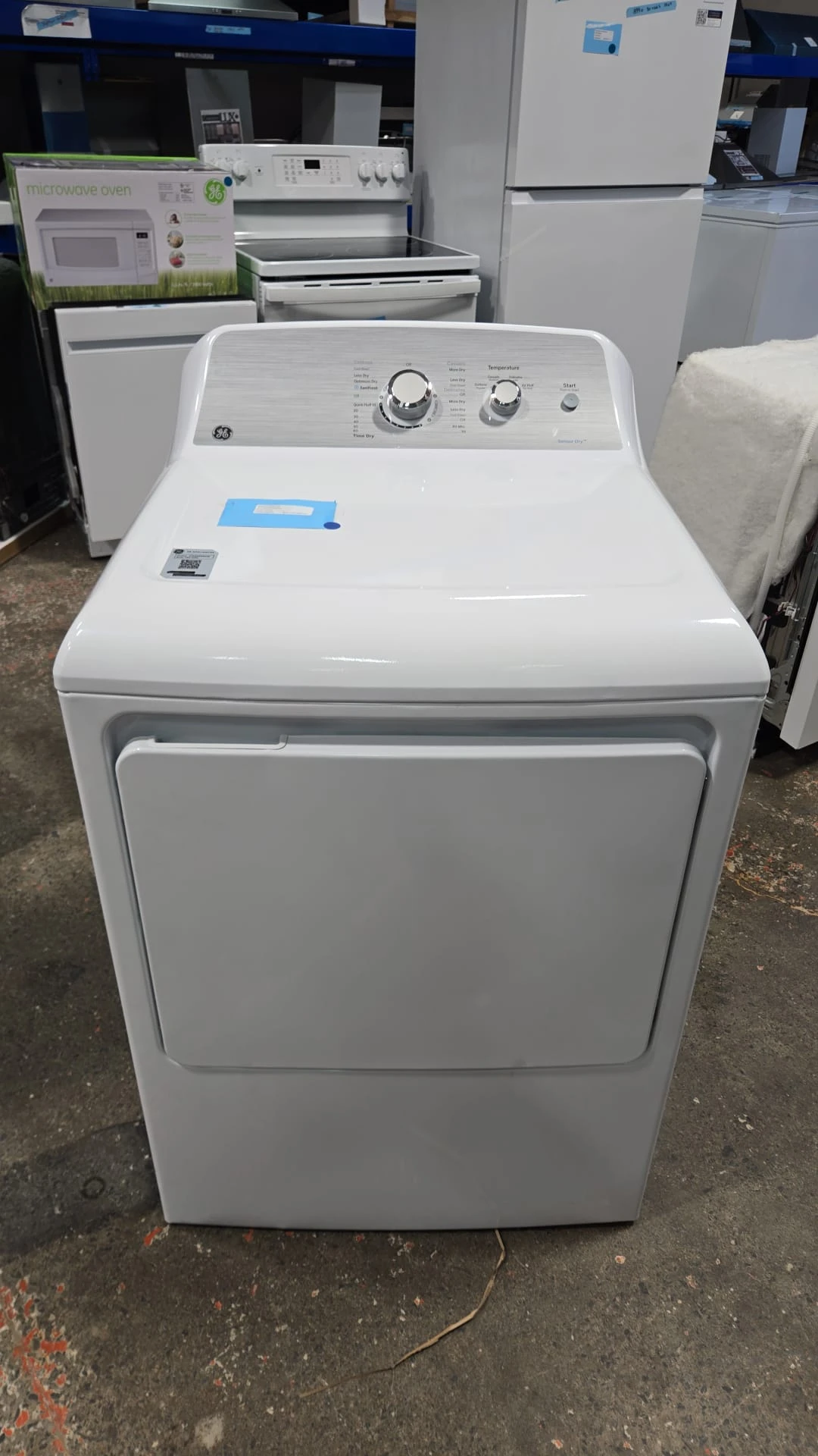 Sécheuse GE au gaz 27 pouces blanche 7,2 pi³ avec séchage automatique – GTD40GBMRWS – Image 4