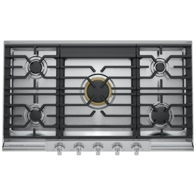 Surface de cuisson au gaz Frigidaire Professional 36 pouces à 6 brûleurs inox – PCCG3680AS