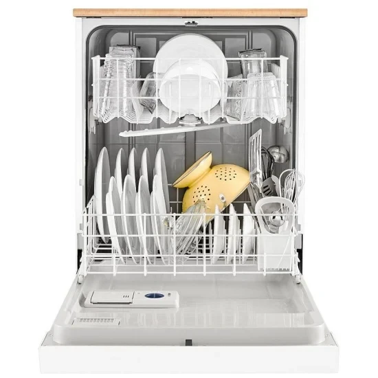 Lave-vaisselle portatif Whirlpool à lavage rapide - 24 po blanc, 12 couverts et cycle 1 heure - WDP370PAHW – Image 3