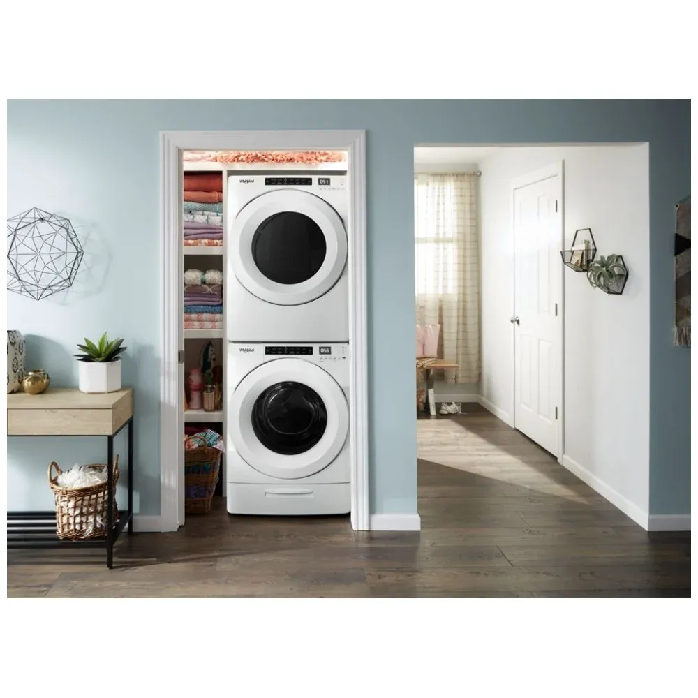 Ensemble laveuse et sécheuse Whirlpool, de 5 pi³ & 7,4 pi³ à chargement frontal – WFW560CHW & YWED560LHW – Image 4